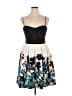 Chetta B Floral Black Cocktail Dress Size 12 - photo 1