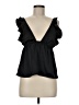 WeWoreWhat 100% Polyester Black Sleeveless Blouse Size M - photo 1