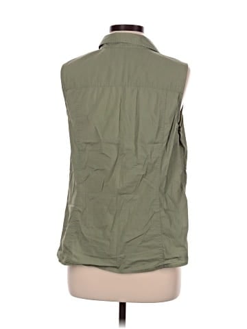 SONOMA life + style Sleeveless Button-Down Shirt (view 2)