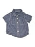 Baby Gap Blue Short Sleeve Button-Down Shirt Size 3-6 mo - photo 1