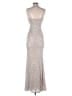 Windsor 100% Polyester Silver Gold Cocktail Dress Size S - photo 2