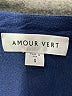 Amour Vert Blue Short Sleeve Henley Size S - photo 7