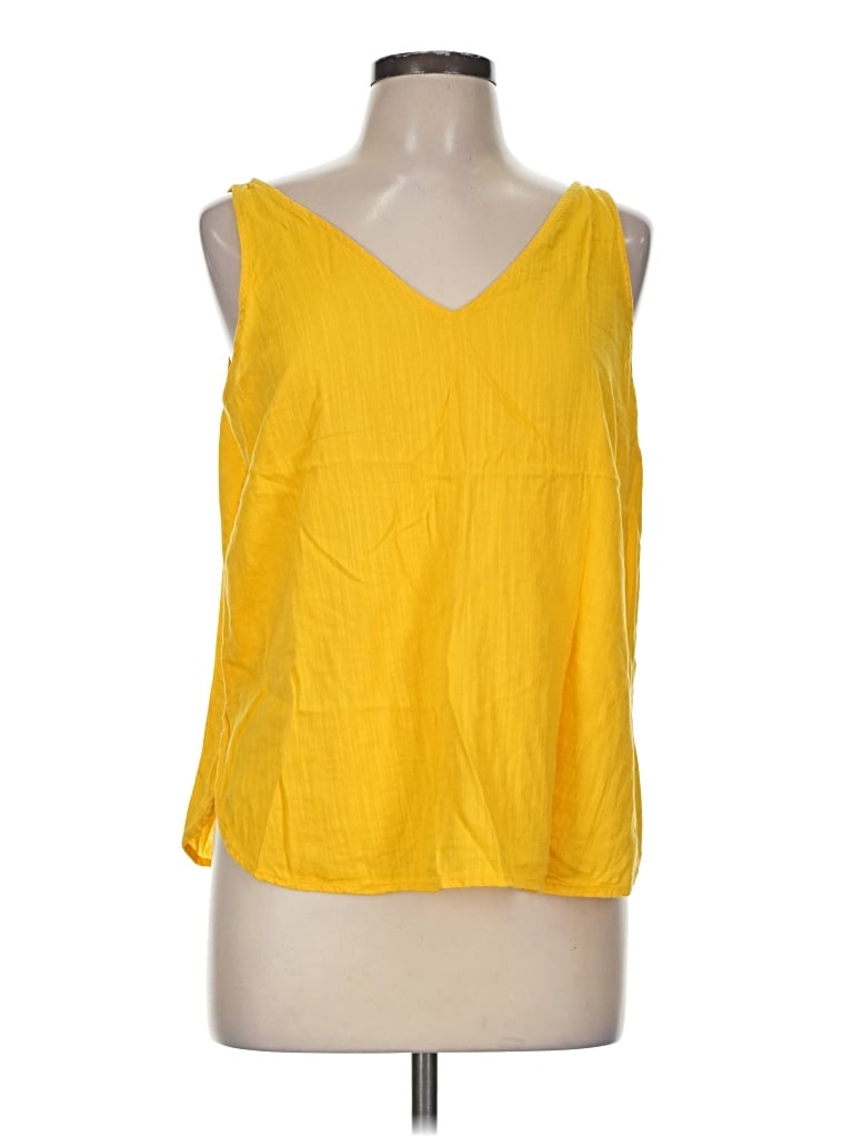 Pre-owned Old Navy Sleeveless Blouse In Yellow