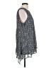 Fever 100% Polyester Silver Sleeveless Blouse Size L - photo 4