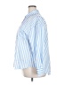 Unbranded 100% Polyester Stripes Blue Long Sleeve Blouse Size 2X - photo 5