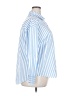 Unbranded 100% Polyester Stripes Blue Long Sleeve Blouse Size 2X - photo 4
