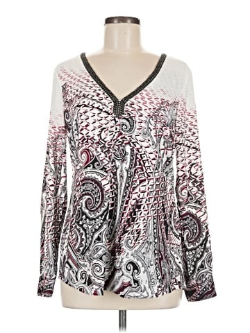 White House Black Market Long Sleeve Blouse (view 1)