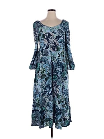 Terra & Sky Casual Dress (view 1)