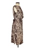 Ann Taylor Animal Print Brown Cocktail Dress Size 2 Petite - photo 4