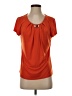 NY Collection Orange Short Sleeve Top Size S - photo 1