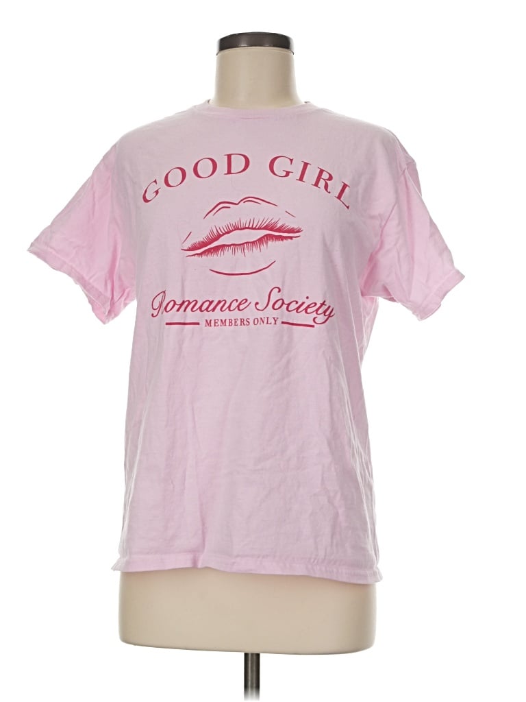 Pre-owned Assorted Brands Short Sleeve T-shirt In Pink