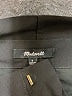 Madewell 100% Polyester Black Drapey Paperbag Pants Size 0 - photo 4