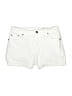 Cosmic Blue Love Solid White Denim Shorts Size 26 waist - photo 1