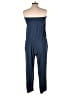 Bobi Solid Blue Jumpsuit Size L - photo 2