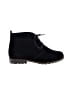 White Mountain 100% Leather Black Ankle Boots Size 6 1/2 - photo 1