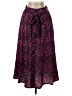 Shein 100% Merino Wool Floral Blue Wool Skirt Size 4 - photo 1