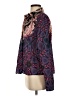 Her.. Bottari 100% Polyester Paisley Purple Long Sleeve Blouse Size S - photo 5