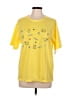 Unbranded Graphic Yellow Short Sleeve Top Size L - photo 1