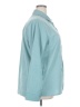 Unbranded Solid Teal Long Sleeve Button-Down Shirt Size 2X - photo 4