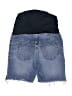Isabel Maternity Blue Denim Shorts Size 2 Maternity - photo 2