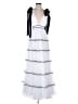 Alice + Olivia 100% Polyester Stripes White Cocktail Dress Size 2 - photo 1