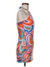 Assorted Brands Graphic Orange Cocktail Dress Size 8 Petite - photo 4