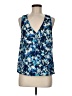Olive and Oak 100% Polyester Blue Sleeveless Blouse Size M - photo 1