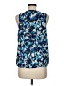 Olive and Oak 100% Polyester Blue Sleeveless Blouse Size M - photo 2