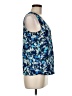 Olive and Oak 100% Polyester Blue Sleeveless Blouse Size M - photo 4
