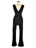 Oh Polly Solid Black Jumpsuit Size 12 - photo 1