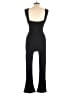 Oh Polly Solid Black Jumpsuit Size 12 - photo 2