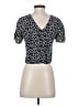 Zara Black Short Sleeve Top Size XS - photo 2