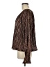 Ramy Brook 100% Polyester Metallic Brown Long Sleeve Blouse Size M - photo 5