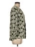 Fun2Fun 100% Rayon Green 3/4 Sleeve Blouse Size M - photo 4