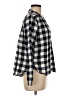 William Rast Checkered-gingham Black Long Sleeve Button-Down Shirt Size M - photo 4