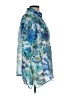 Assorted Brands Blue 3/4 Sleeve Blouse Size L - photo 4