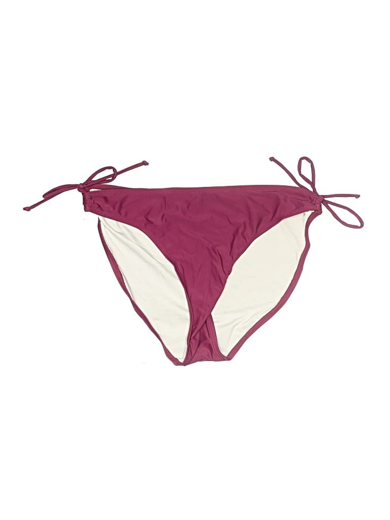 Pre-owned Unbranded Swimsuit Bottoms In Burgundy