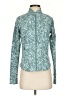 Athleta Print Teal Track Jacket Size S - photo 1
