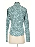 Athleta Print Teal Track Jacket Size S - photo 2
