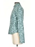 Athleta Print Teal Track Jacket Size S - photo 5
