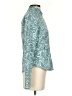 Athleta Print Teal Track Jacket Size S - photo 4