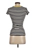Bailey 44 Stripes Ivory Short Sleeve Turtleneck Size S - photo 2