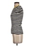 Bailey 44 Stripes Ivory Short Sleeve Turtleneck Size S - photo 5