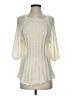 Mystree 100% Acrylic Ivory Pullover Sweater Size S - photo 1