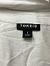 Torrid Ivory Long Sleeve Button-Down Shirt Size 1X Plus (1) - photo 7