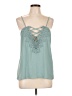 rue21 100% Polyester Teal Sleeveless Blouse Size L - photo 1
