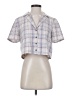 BP. Purple Short Sleeve Blouse Size S - photo 1