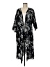 Lularoe 100% Polyester Black Kimono Size M - photo 1