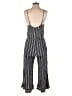 Assorted Brands 100% Rayon Stripes Black Jumpsuit Size M - photo 2