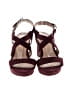 Abella Burgundy Sandals Size 8 1/2 - photo 2